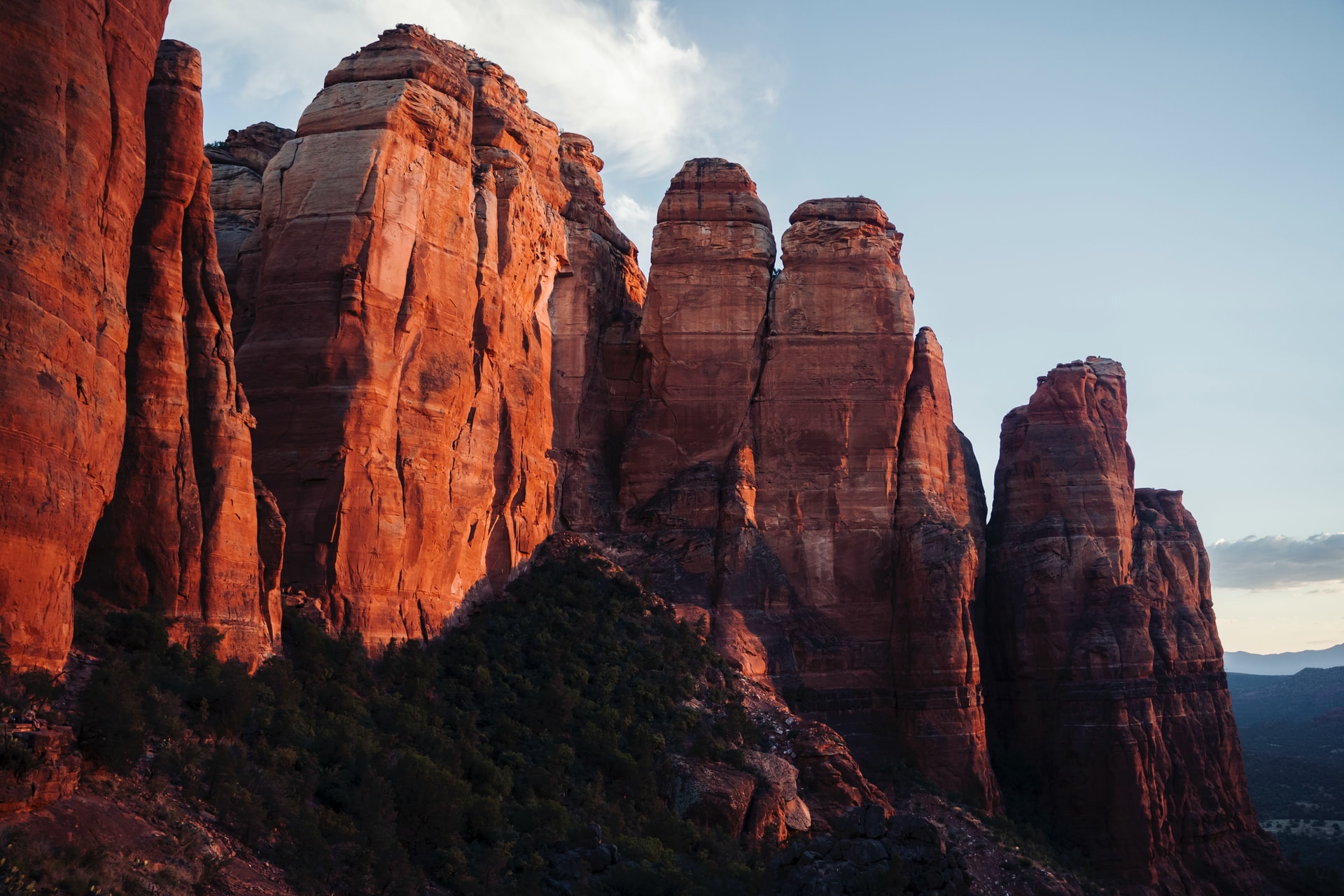 red rocks in sedona