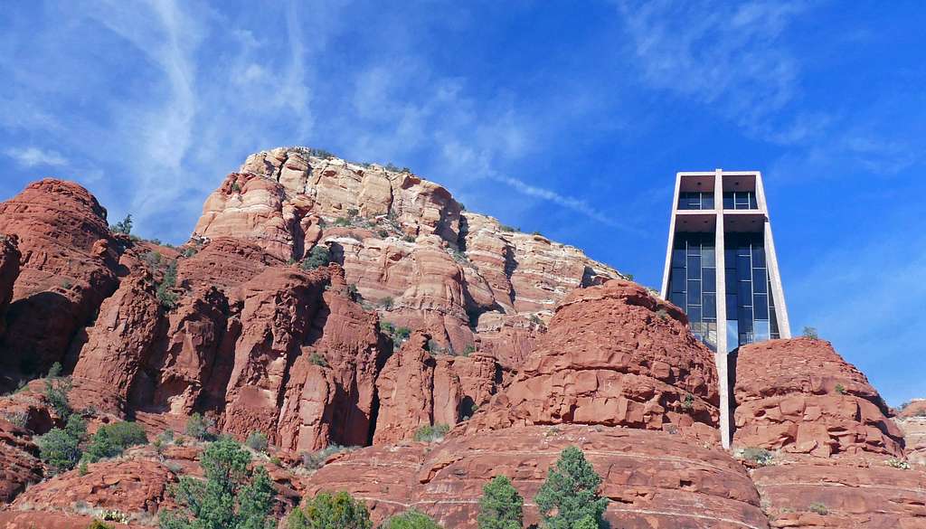 chapel of the holy cross in the mountains