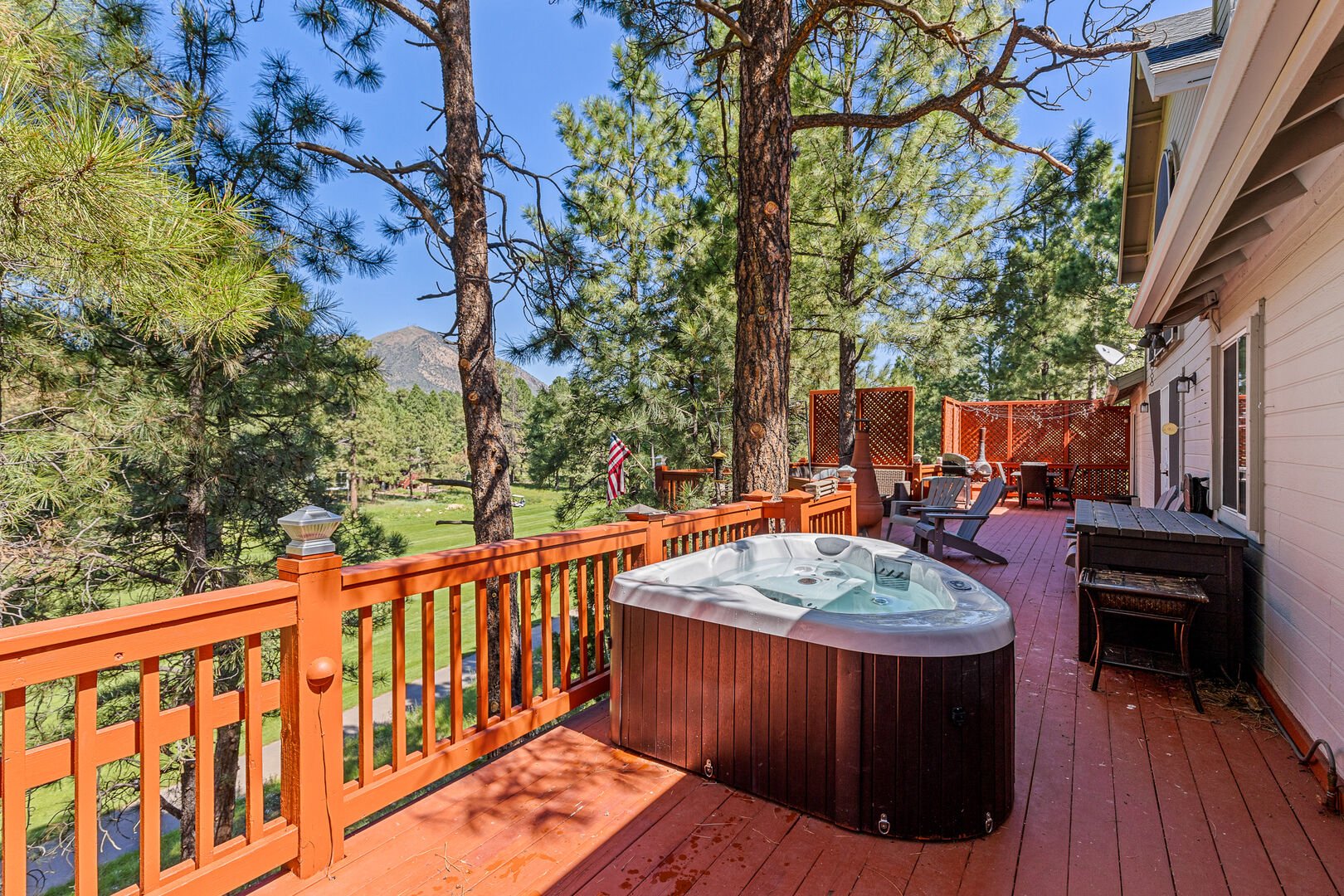 Flagstaff Vacation Home Hot Tub