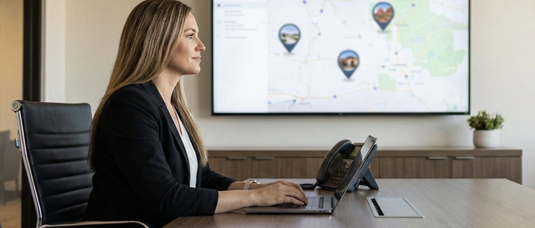 A returning vacation rental guest checking into a Porter home they have booked before
