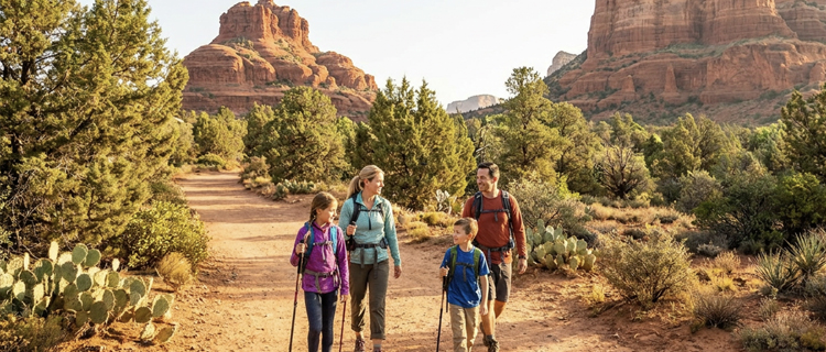 Hiking in Sedona, Arizona with the Family